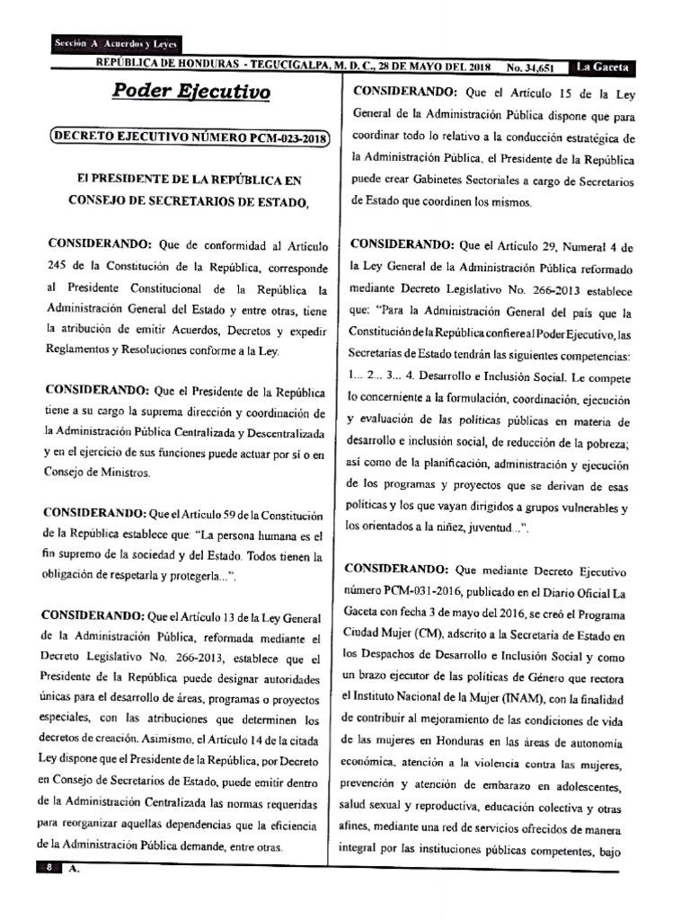 PCM 023-2018 | PDF