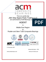 Marine Agent ACM Bearings Middle East