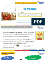 El Poema 5º Básico 21 Septiembre Al 02 de Octubre