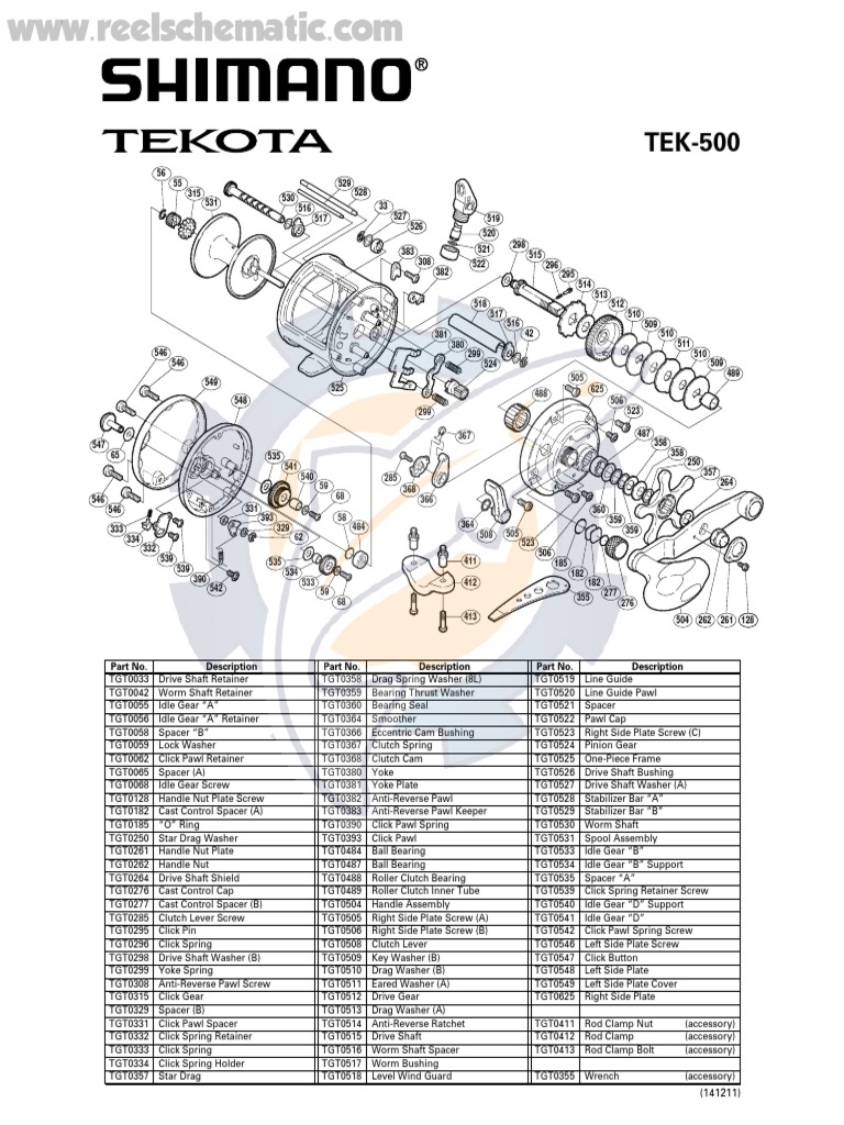 shimano 500s spinning reel parts 23 Sedona 500 : Sports & Outdoors NASCI has been meeting the demands of a wide range of anglers Shimano Tekota 500 Parts Diagram