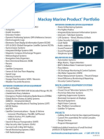 Mackay Marine Product Portfolio Flyer Global Map 2021 07 A4 v06