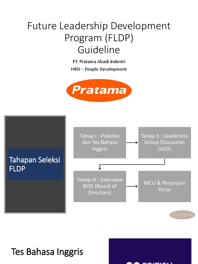 Guideline - English Test For FLDP | PDF