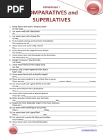 Comparatives and Superlatives