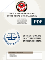 Procedimiento Ante La Corte Penal Internacional