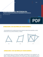 Fuerzas Internas en Materiales Homogeneos e Isoentropicos