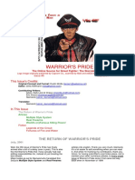 Warrior'S Pride: This Issue's Credits