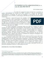 BORGES, Andre E. A HISTÓRIA E A INTERPRETAÇÃO ARQUEOLÓGICA - Caso Do Sítio PRCTOS-99
