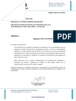 Carta de Precentacion - Magnolab Centro de Apollo Al Diagnostico