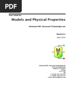 Models and Physical Properties: User Guide For