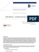 Mapa Mental - Clasificacion de Las Ciencias