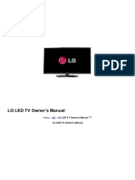LG LED TV Owner's Manual: User Manuals Simplified