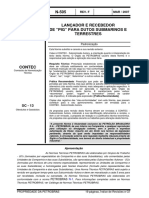 N-0505 Lançador e Recebedor de Pig Para Dutos Submarinos e Terrestres