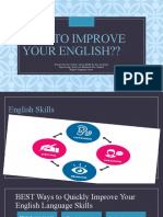 How To Improve Your English