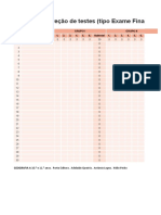 Grelha de Correção de Testes (Tipo Exame Final Nacional) : N.º Nome