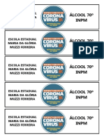 Marcação Álcool 70º INPM