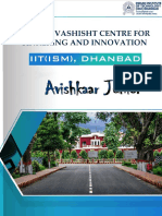 IIT(ISM) Dhanbad's NVCTI Centre Encourages Student Innovation