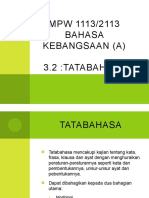 BAB 3 - Tatabahasa