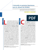 Infarto en hipertensos del Hospital Universitario Dr. Alfredo Van Grieken