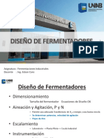 Diseño y dimensionamiento de fermentadores