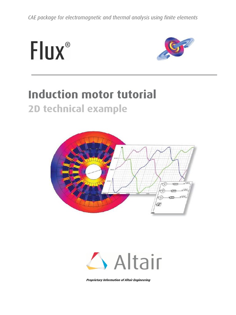 Induction Motor Tutorial: 2D Technical Example | PDF | Electric Motor ...