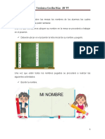 Planificacion Semanal 1° Mes 09