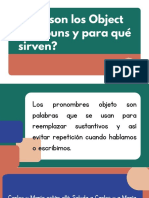 ¿Qué Son Los Object Pronouns y para Qué Sirven?