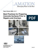 Best Practices for Preparing Concrete Surfaces Prior to Repairs and Overlays