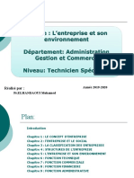 Organisation Des Entreprises