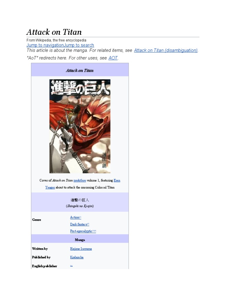 Attack on Titan Wiki on X in 2023  Attack on titan, Anime korea, Titans