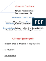 Cours Matériaux Test 2