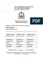 Transformación química del cobre