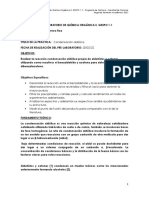 Química Orgánica II - Condensación aldólica de benzaldehído y acetona