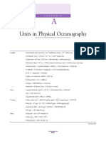 Units in Physical Oceanography: Appendix