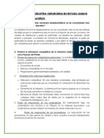 Caso de La Indrustria Cerveceria en Estado Unidos