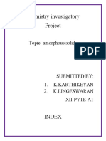 Chemistry Investigatory