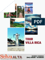 Tour Villa Rica (Itinerario)