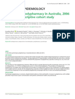 Psychotropic Polypharmacy in Australia, 2006 To 2015: A Descriptive Cohort Study