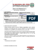 Tercer Módulo Comunicación 5to Grado