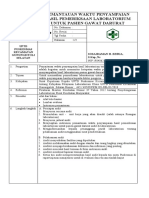 8.1.3.2 Sop Pemantauan Waktu Penyerahan Hasil Pemeriksaan Laboratorium Untuk Pasien Gawat Darurat