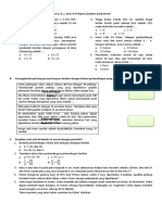 Perbandingan, Skala 15 Soal