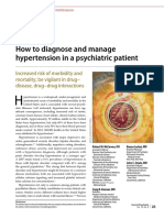 How To Diagnose and Manage Hypertension in A Psychiatric Patient