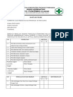 DAFTAR TILIK Posyandu Balita