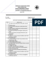 Revisi Daftar Tilik Rekam Medis