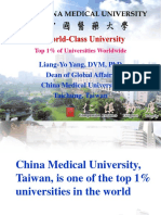 2021 01 29 Introduction and Scholarships of China Medical University Taiwan