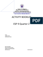 ACTIVITY BOOKLET in ESP9