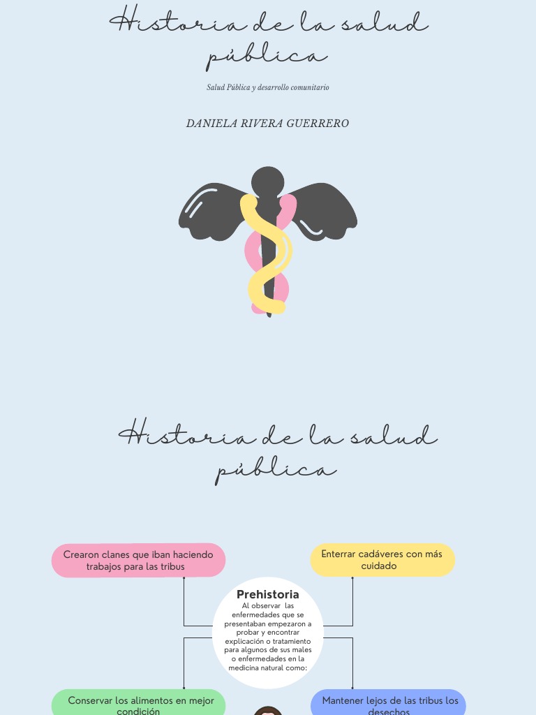 Mapa Conceptual-Historia de La Salud Publica | PDF | Lepra | Higiene