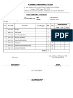 Cetak Laporan KRS Mahasiswa