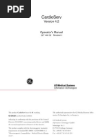Download GE Cardioserv - User Manual by Javier Martinez Zamora SN56538471 doc pdf