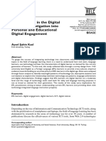 Kizil EFL Learners in The Digital Age An Investigation Into Personal and Educational Digital Engagement