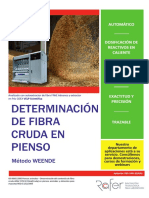 Método Weende para Fibra Cruda | PDF | Hidróxido de sodio | Agua